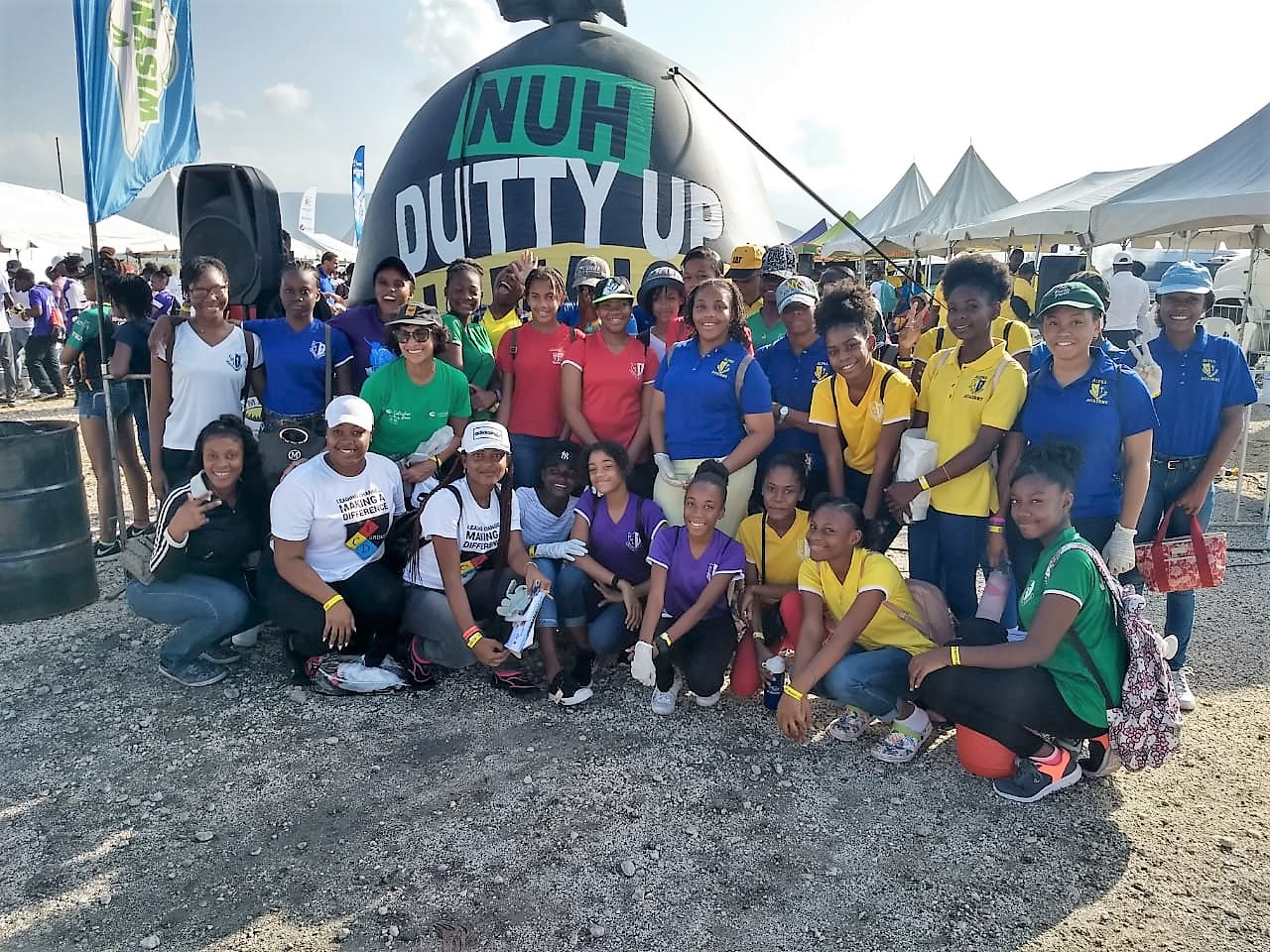 The Earth Angels participate each year in the International Coastal Cleanup. Last year’s event was held at Kingston Harbour, the 7th largest natural harbor in the world and also one of the most polluted. Maria says the Earth Angels are “ministers of God’s mercy to the natural world.” 