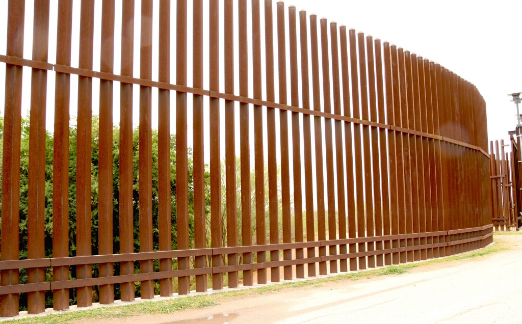 This is a section of the wall on the border. What does it say to you? 