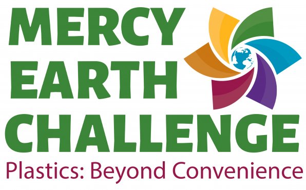 An image of the Mercy Earth Challenge plastic logo.